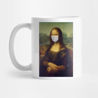 MONA LISA WITH CORONAVIRUS MASK Mug